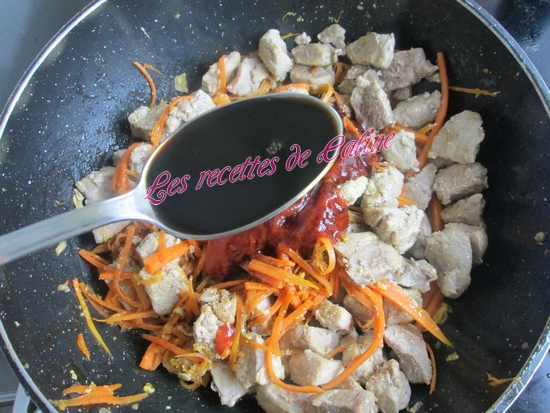 Sauté de porc asiatique au ketchup – LES RECETTES DE CALINE