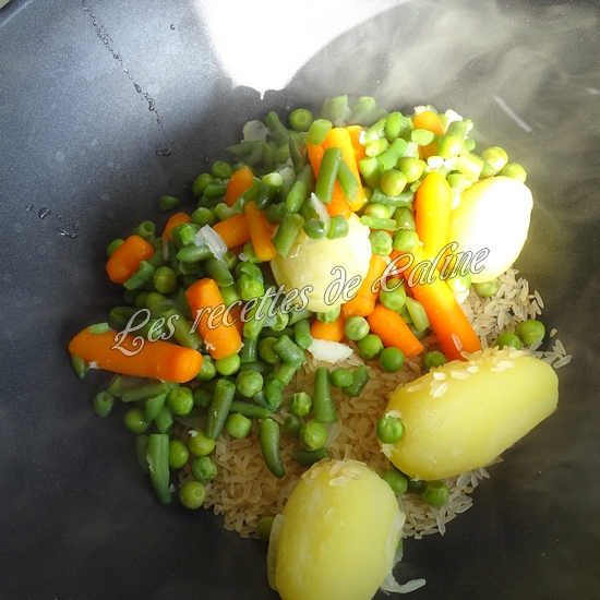 Sauté de dinde et son riz aux légumes sauce au boursin07