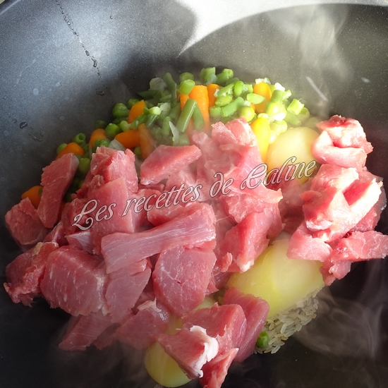 Sauté de dinde et son riz aux légumes sauce au boursin08