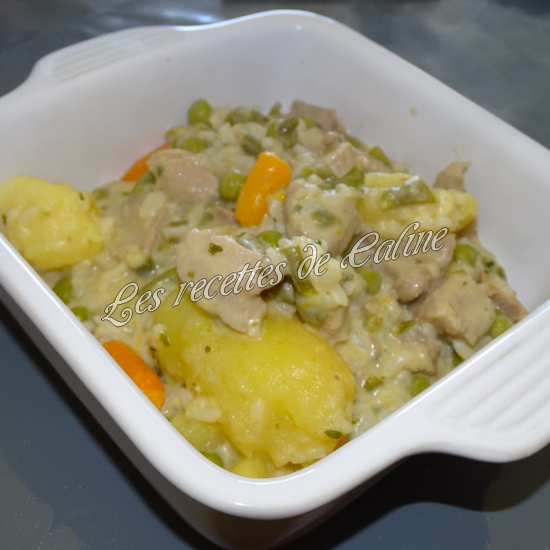 Sauté de dinde et son riz aux légumes sauce au boursin17