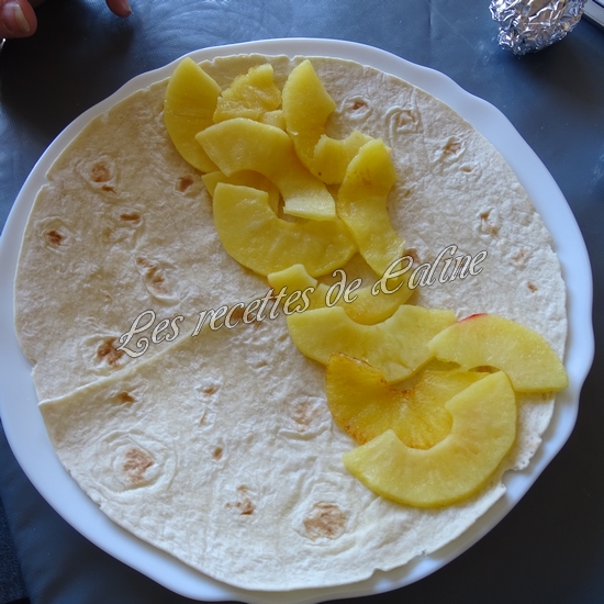 Wraps aux pommes, miel et camembert10