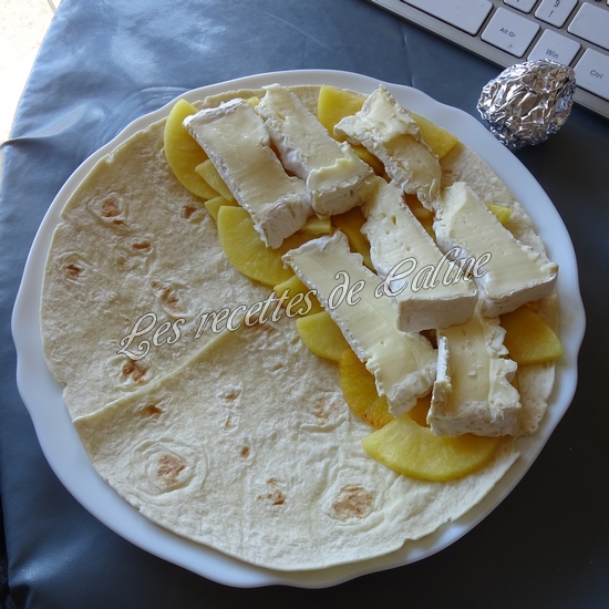 Wraps aux pommes, miel et camembert13