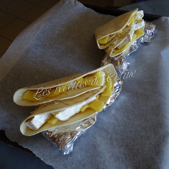 Wraps aux pommes, miel et camembert19