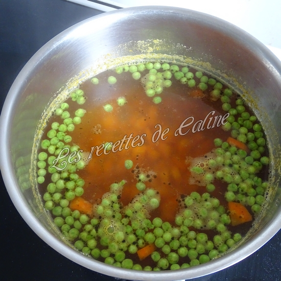 Farfalle aux dés de jambon et petits légumes05