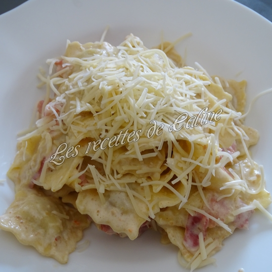 Raviolis crémeux à la pancetta11