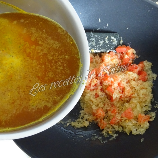 Riz safrané aux moules13