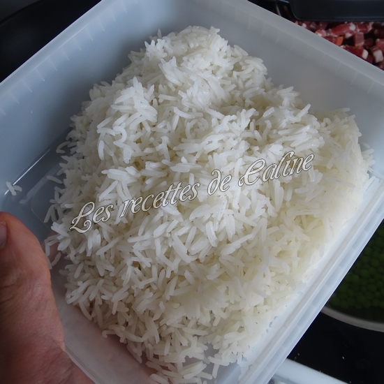 Riz sauté aux petits pois01