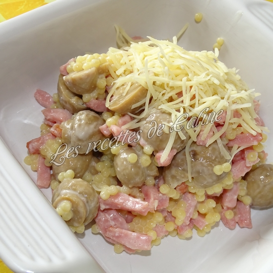 Perles de blé façon carbonara13