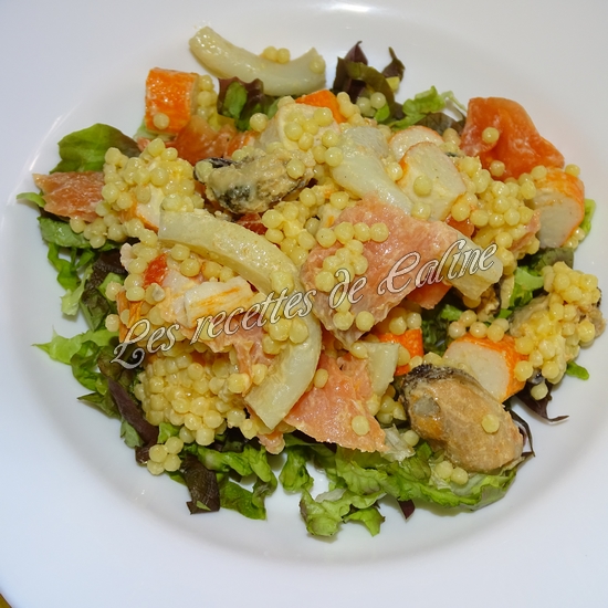 Salade de perles aux fruits de mer30