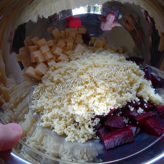 Salade de semoule, betterave et emmental08
