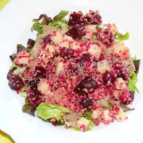 Salade de semoule, betterave et emmental14