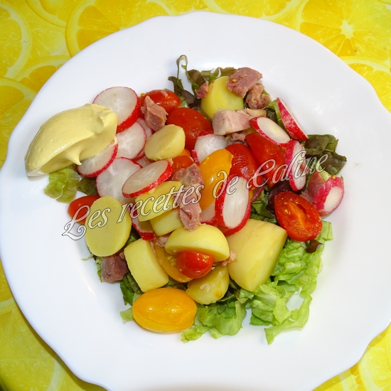 Salade tiède de jambonneau aux pommes de terre13
