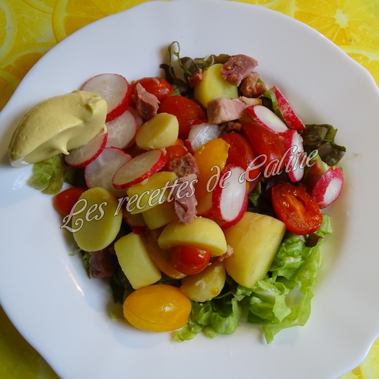 Salade tiède de jambonneau aux pommes de terre14
