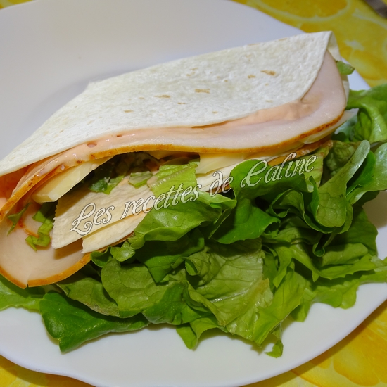 Wrap à la dinde fumée16