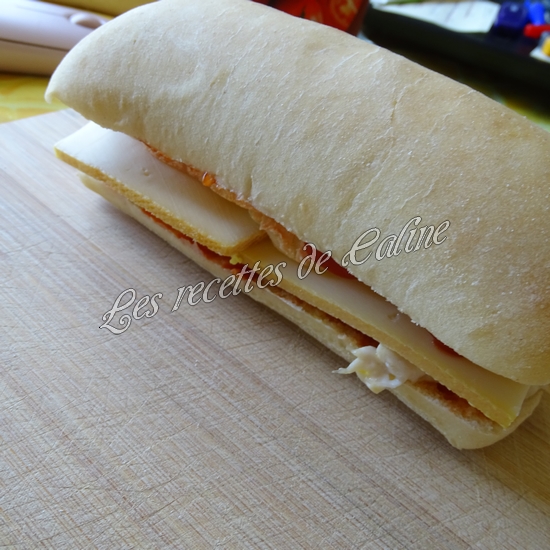 Panini au poulet et fromages18