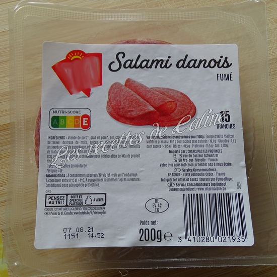 Bagel à la pomme et salami07