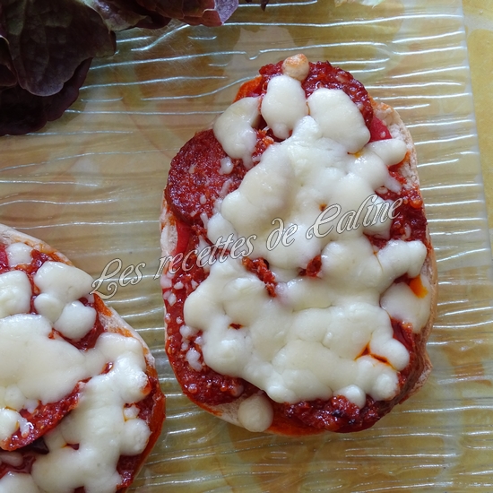 Bagels pizza au chorizo09