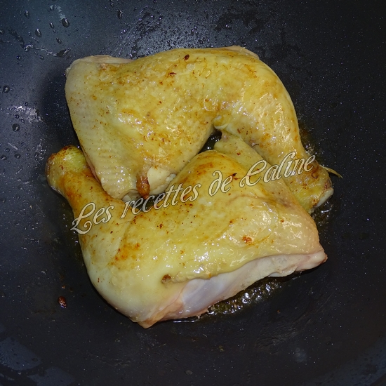 Cuisse de poulet au riz safrané07