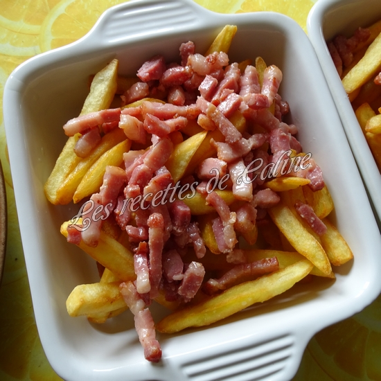 Frites de pommes de terre au fromage et lard façon Burger King05