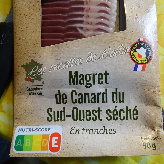 Salade melon, framboises et magret de canard15