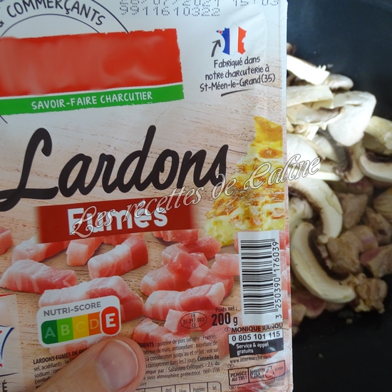 Sauté de dinde aux lardons et champignons07