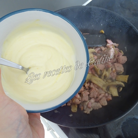 Sauté de dinde aux lardons et champignons16