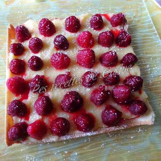 Tarte au lemon curd et framboises21
