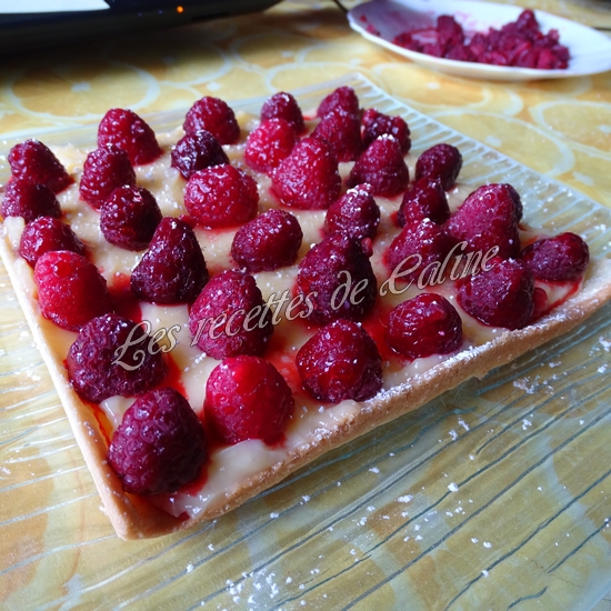 Tarte au lemon curd et framboises22