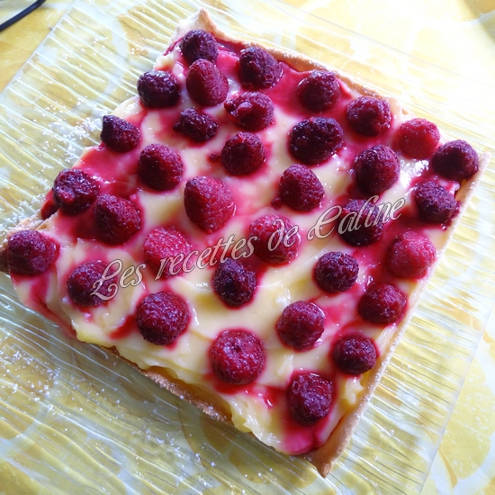 Tarte au lemon curd et framboises23