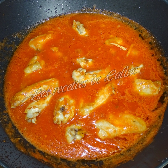 Ailes de poulet à la sauce tomate21