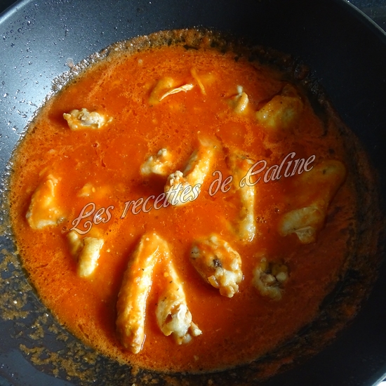 Ailes de poulet à la sauce tomate22