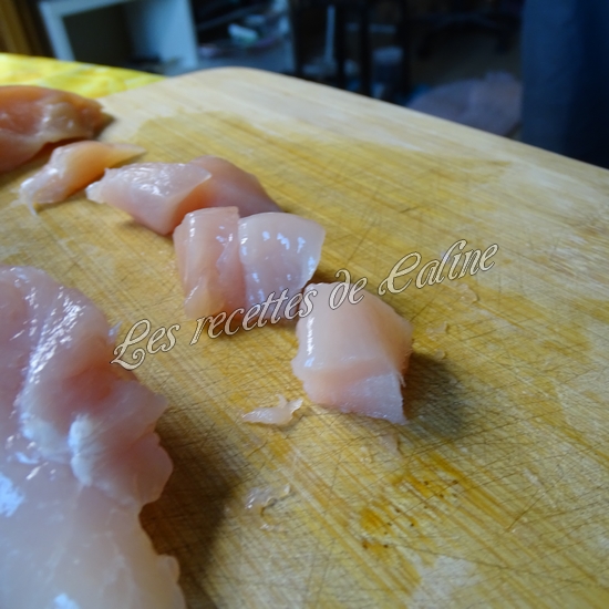 Cheese naan au fromage à tartiner et son curry de poulet19