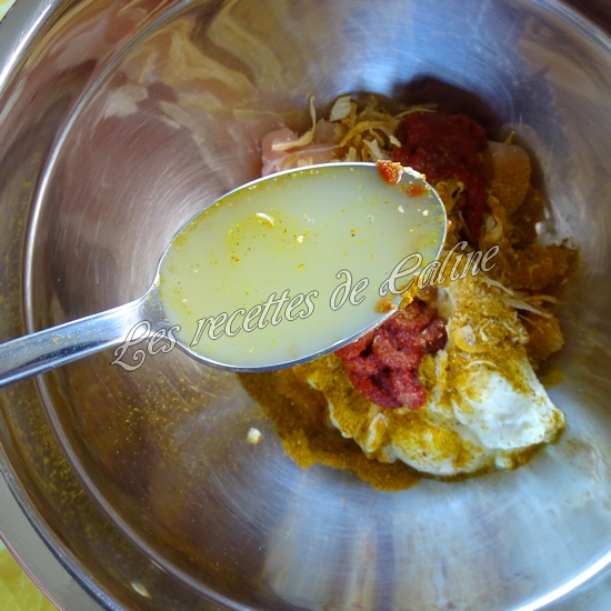 Cheese naan au fromage à tartiner et son curry de poulet31