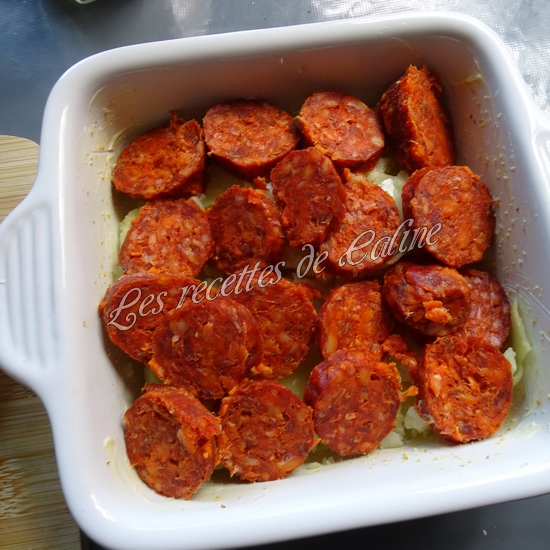 Gratin de chorizo raclette11