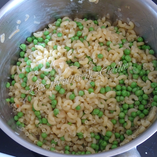 Risotto de coquillettes petits pois14
