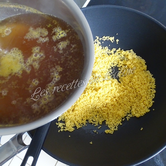 Risotto de perles de blé au jambon13