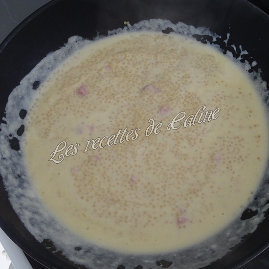 Risotto de perles de blé au jambon17