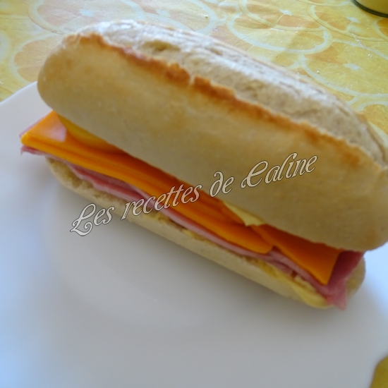 Sandwich jambon mimolette crudités09
