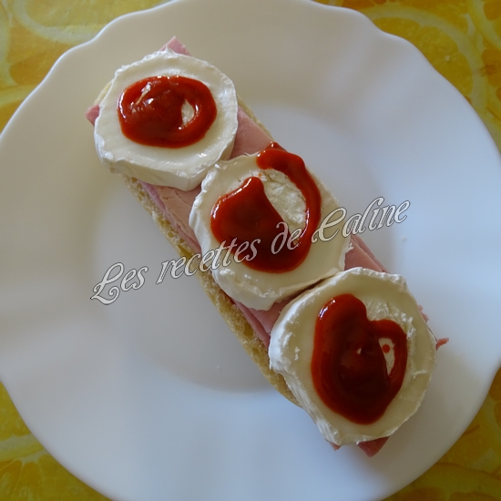 Sandwich jambon mimolette crudités17