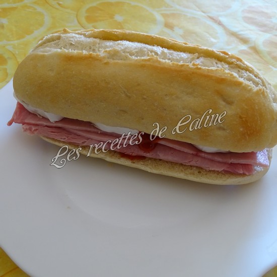 Sandwich jambon mimolette crudités20