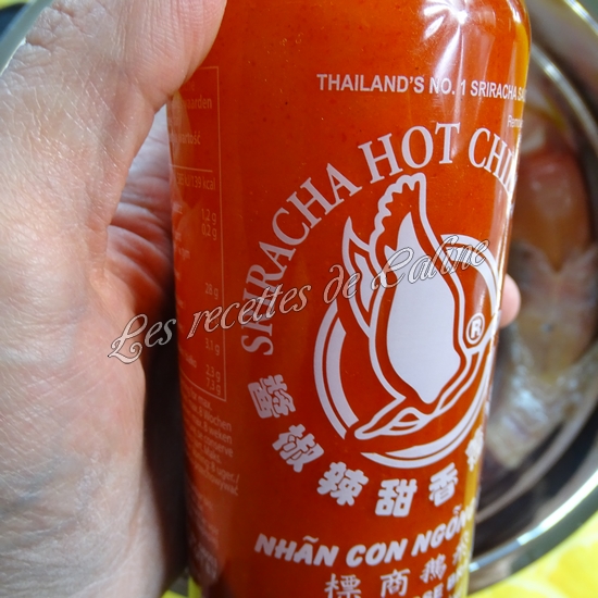 Wings marinés à la sauce Sriracha09