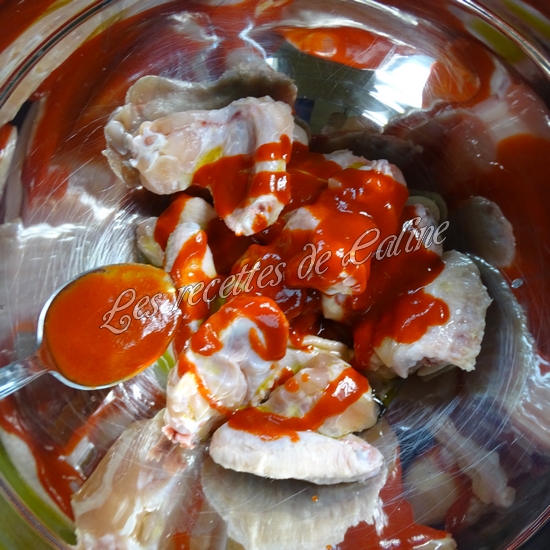 Wings marinés à la sauce Sriracha11