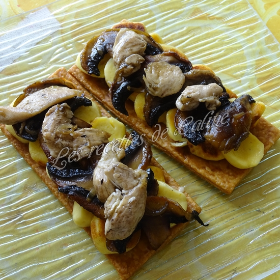 Feuilletés de quenelles à la volaille38