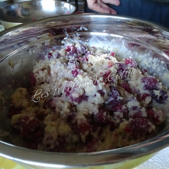 Gâteau de pain aux framboises23