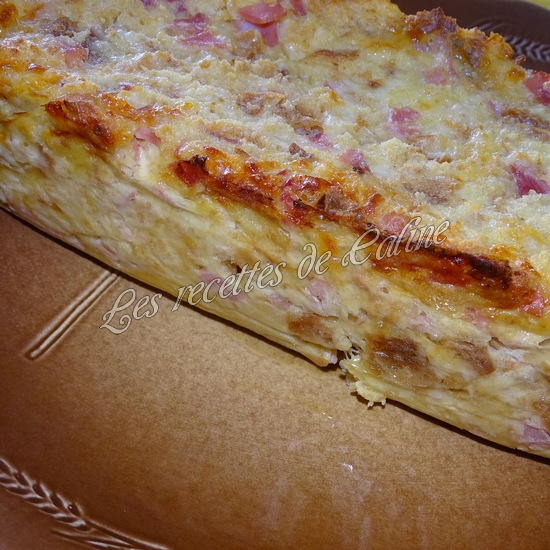Gâteau de pain rassis au jambon et comté27