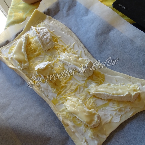 Pizza au camembert et miel10