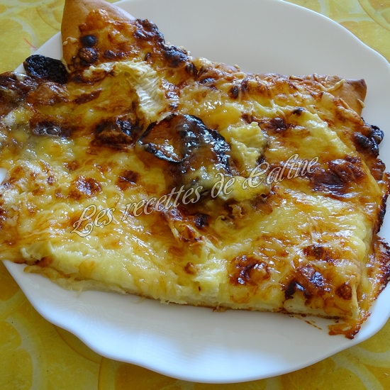 Pizza au camembert et miel15