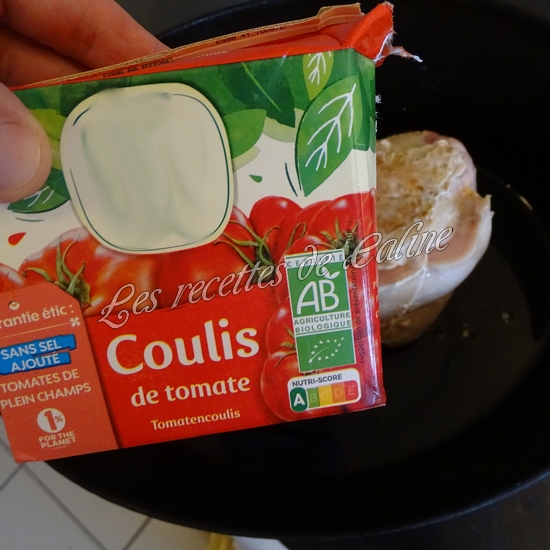 Rouelle de porc en cocotte et ses petits légumes et coulis de tomate08