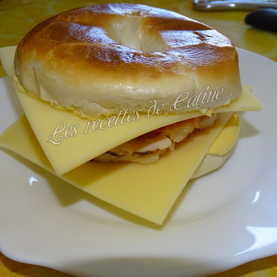 Bagel au poulet, aux pommes et au bacon16