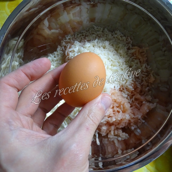 Boulettes de poulet au riz03